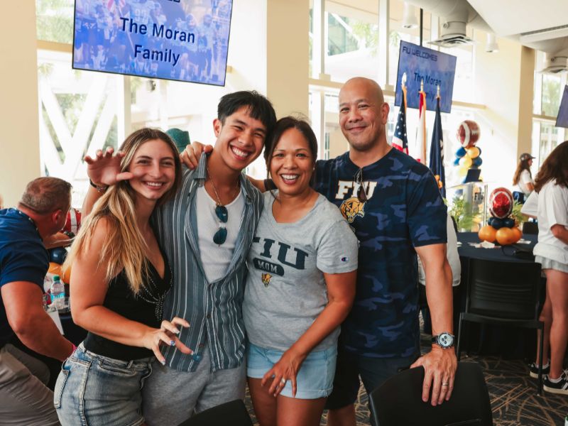 FIU graudate and mother at commencement